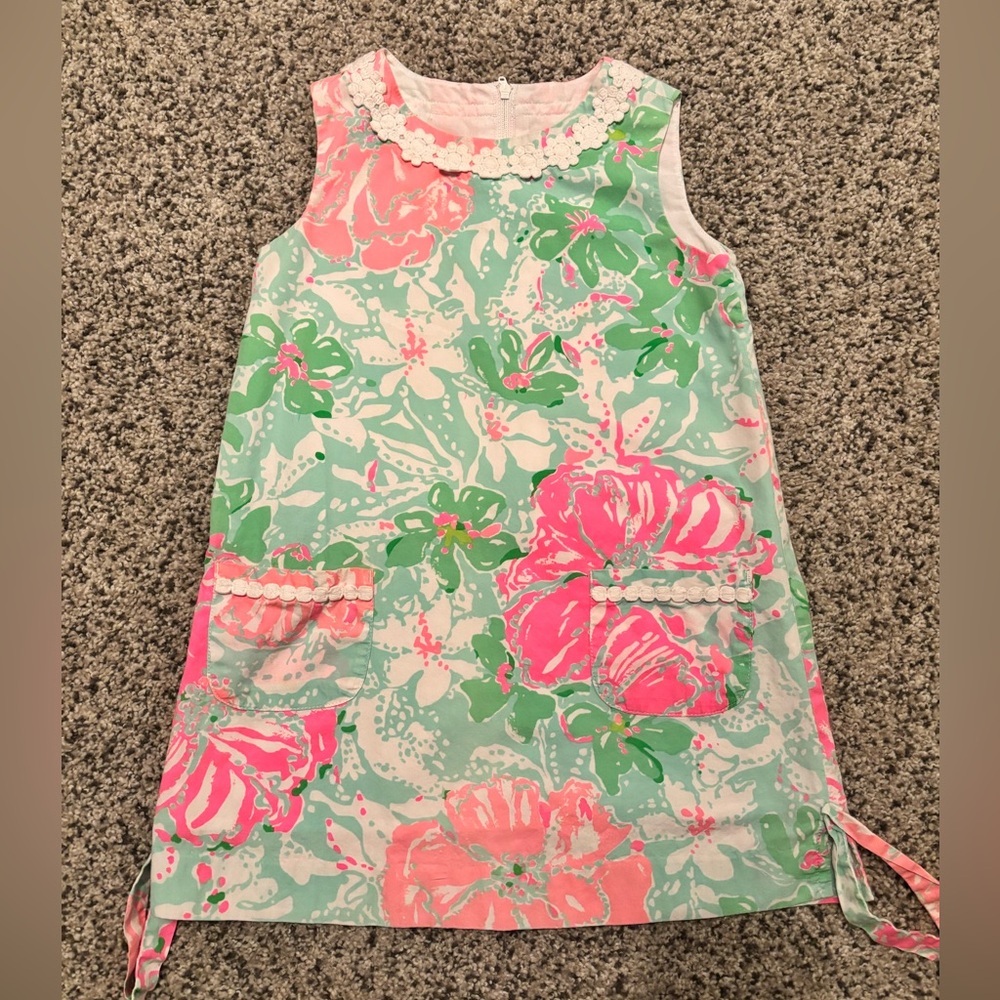 Lilly Pulitzer Girls Shift Dress Size 5